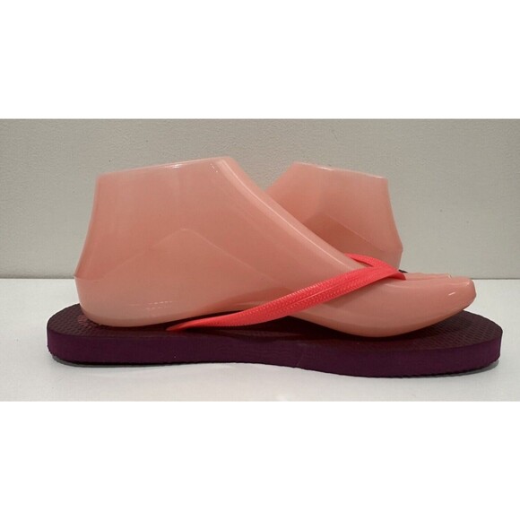 Gap Women size 7/8 pink purple flip flops flat thong slip on sandals - Picture 5 of 9